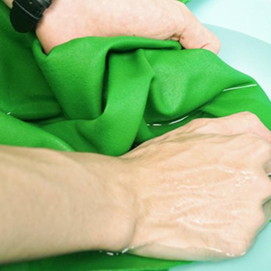 Green Screen Backdrop Double Thickness Non-fading Soft Opaque Washable Short Video Props Vertical