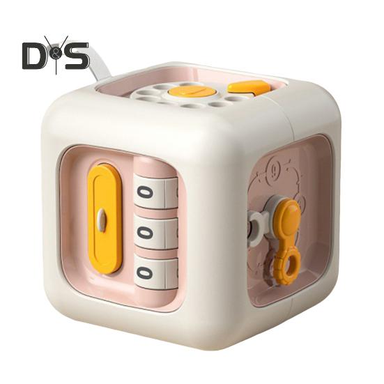 

Кубик для развития мелкой моторики для малышей, мальчиков и девочек, развивающий кубик для путешествий, портативный, образовательный, интерактивный, сенсорный