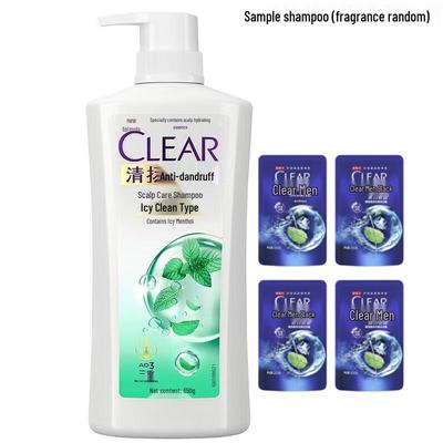 Clear Scalp Anti-Dandruff Icy Fresh Oil Control Shampoo Bundle