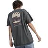 Puma Einfarbig Rundhals Lässig Kurzarm Überschnittene Schulter T-Shirt Herren T-Shirts Schwarz 626098-80