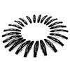 HP HIGH PROFILE Tic Tac Hair Clips Made As Korean and Hair Accessories for Women and Girls, Black 12 Pcs Glossy and 12 Pcs Matte
