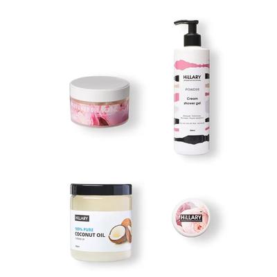 Ensemble de soins pour la peau sèche du corps