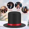 Creative Christmas Snowman Hat Prop for DIY Decoration Festive Outdoor Holiday Dress-Up Game Lightweight Easy Storage
