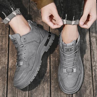 Heren outdoor trend platform schoenen herfst en winter nieuw high-top Martin laarzen retro mode casual veterschoenen