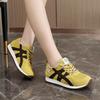 New Spring and Summer Breathable Thin-soled Color-blocking Women's Shoes for Women's Shoes Sports and Casual Height-enhancing Round Head
