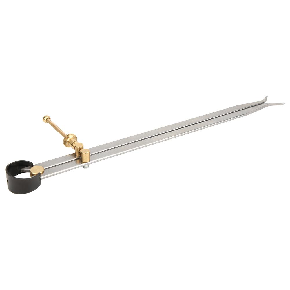 Fine Ground Spring Divider Carbon Steel Brass Flat Leg Inside Spring Caliper300mm