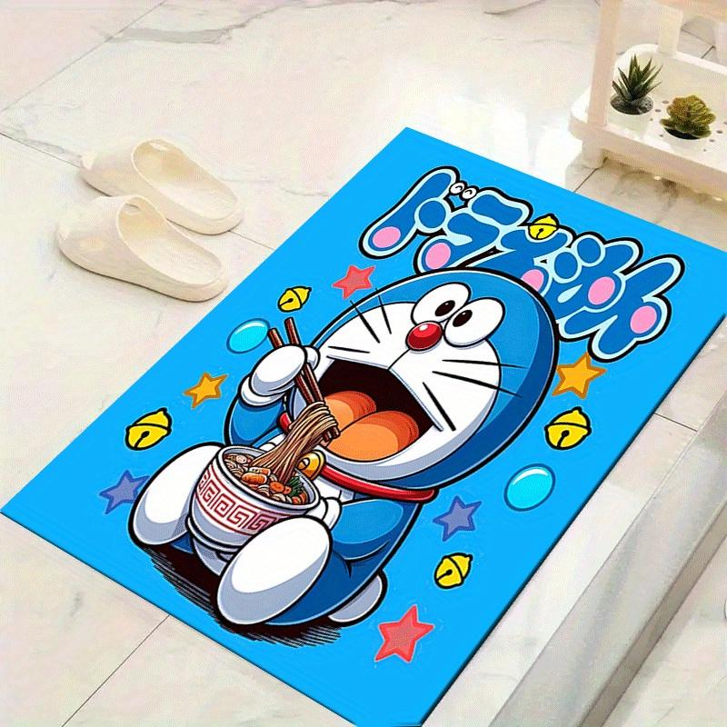 

1pc Doraemon Pattern Area Rug, Anti slip Non Shedding Stain Resistant Carpet 60cm by 90cm