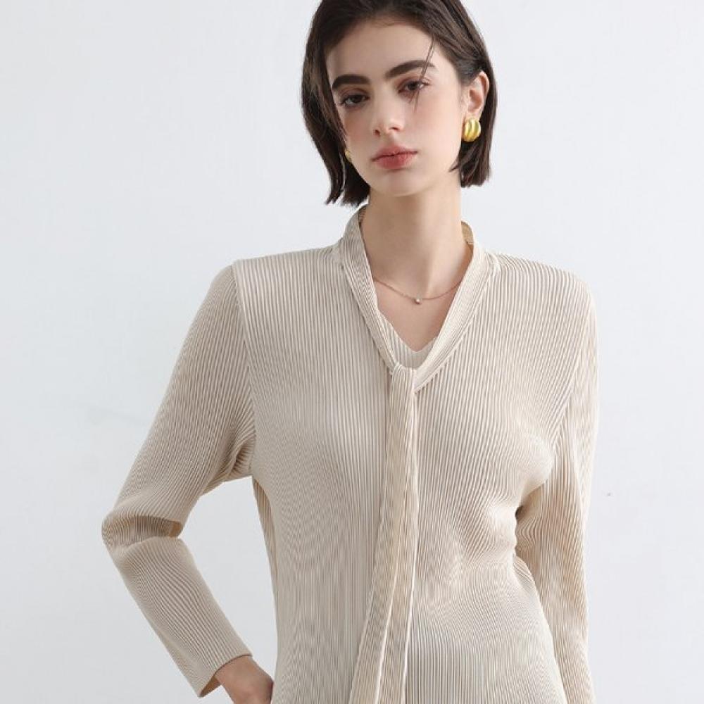 Pleatsmood Ribbon Pleats Top