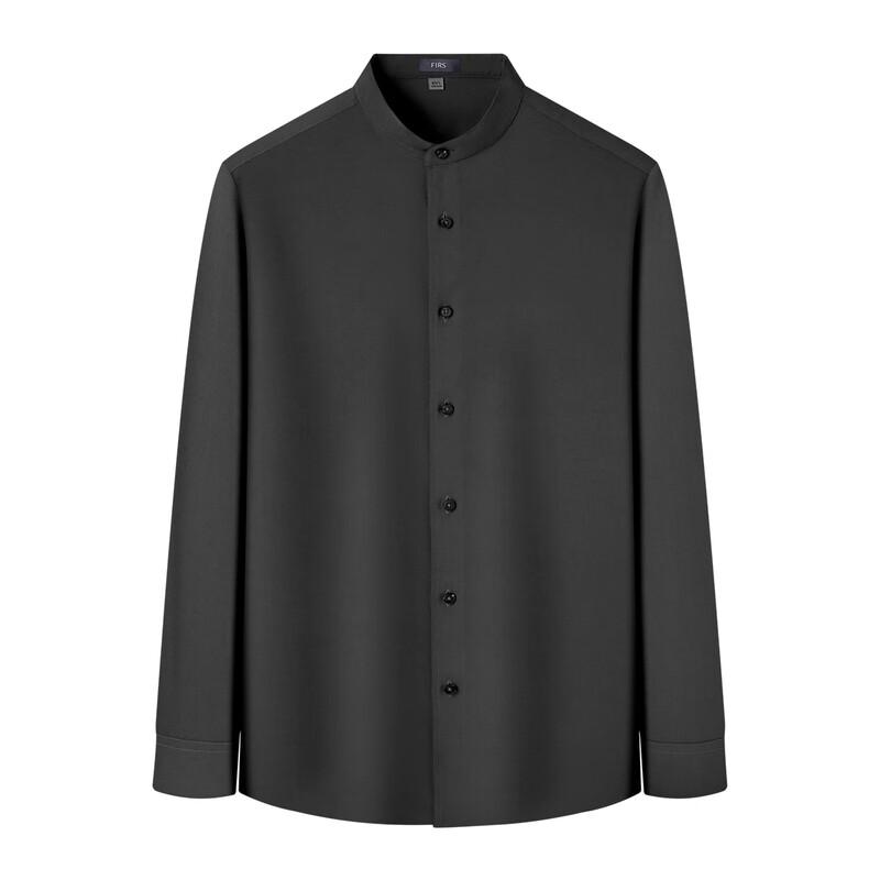 Shanshan Men's Stand-Collar Long-Sleeve Shirt