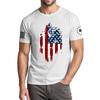Men's Fashionable Casual Independence Day Printed Round Neck Short Sleeve T-Shirt Top