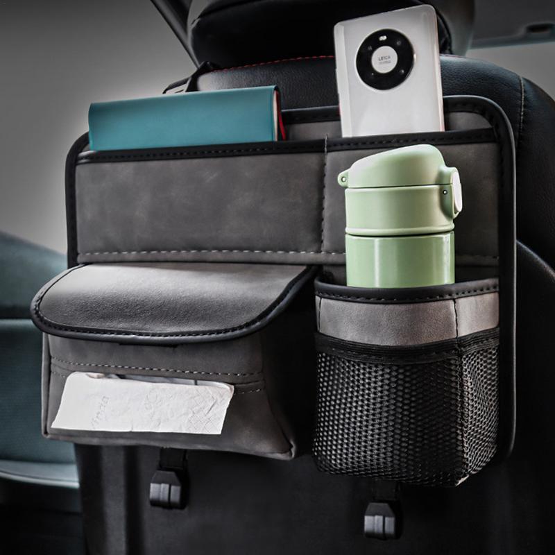 Rücksitz-Organizer und Aufbewahrung Rücksitz-Aufbewahrungs-Organizer Großvolumiger Mehrfachfach-Organizer für Snacks Getränke Spielzeug