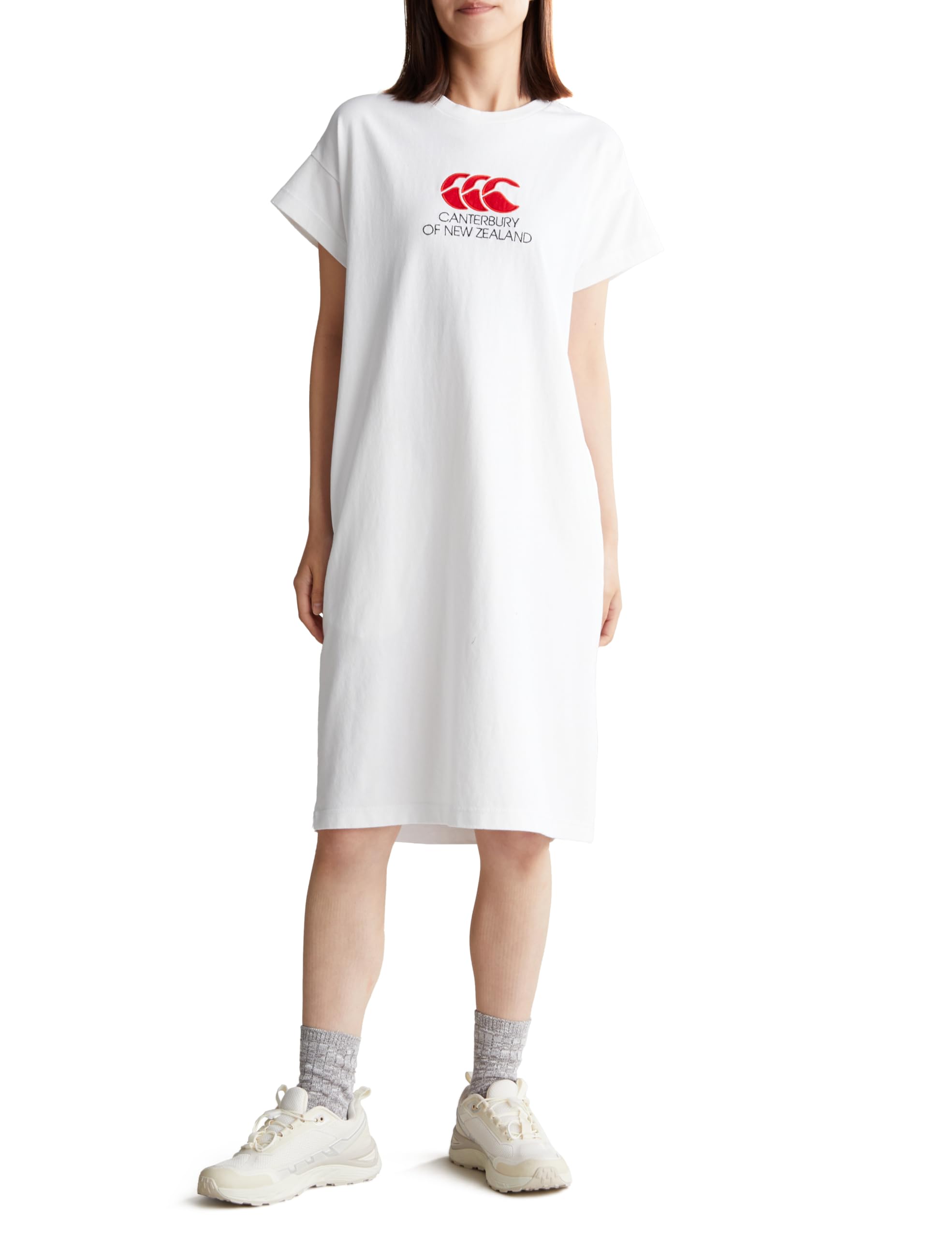 

Canterbury Women s Spring/Summer Heavy Crew One Piece 10, White, Large