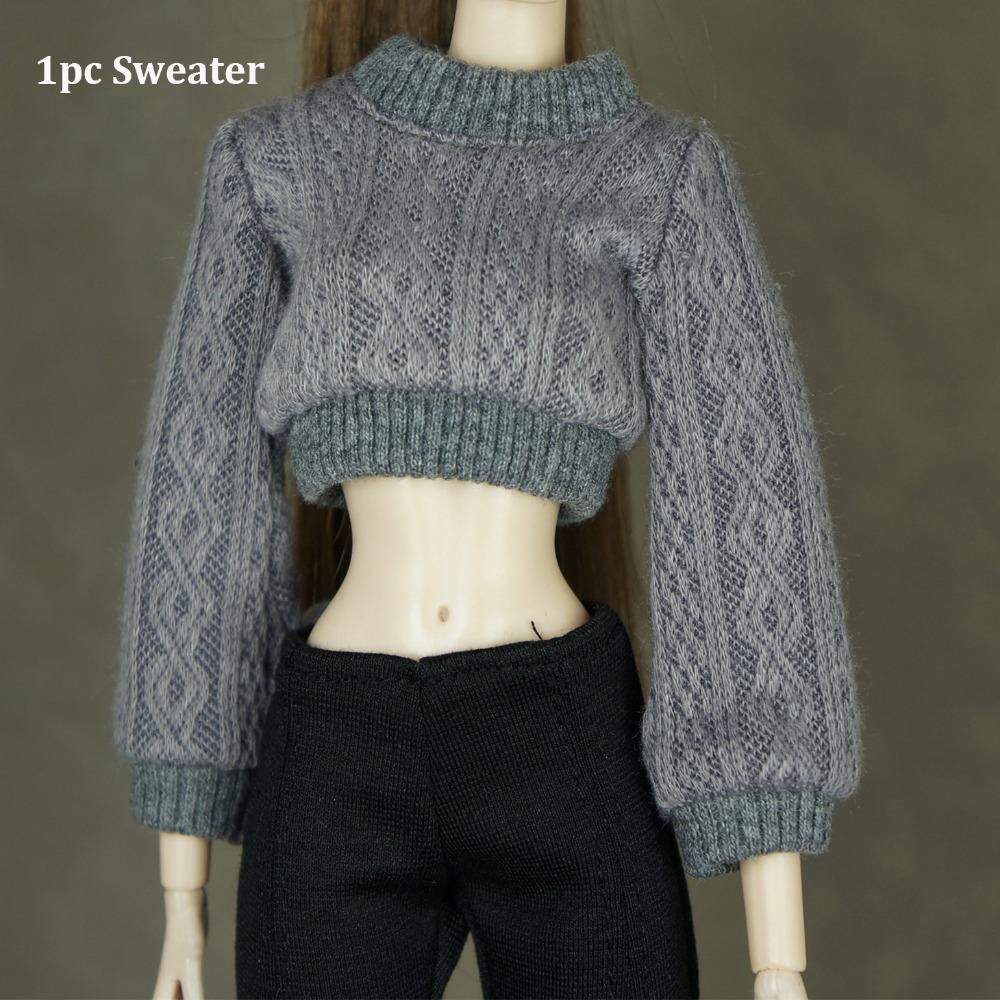 Handmade Doll Accessories Tops Mini Dressing Clothes New Doll Knitted Sweater for 1/6 Doll