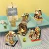 DIY Dream Bedroom Wooden Miniature Hut - Handmade Creative Toy Gift