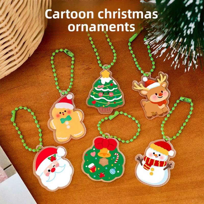 Cute Christmas Keychains, Student Santa Claus, Christmas Snowman Decorative Pendants, Christmas Small Gifts