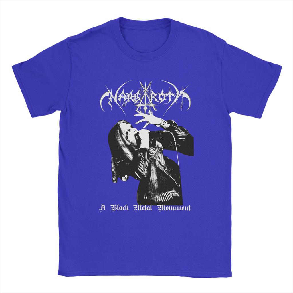Nargaroth T-shirt för Män Bomull Humor T-shirts Rundhalsad T-shirt Kortärmade Toppar Sommar