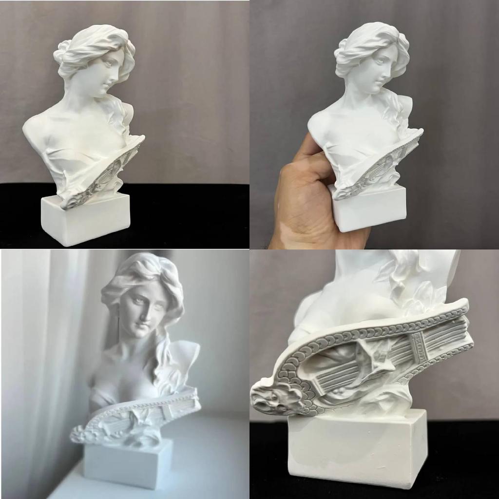 European Style Aphrodite Head Resin Art Sculpture For Home Decor And Artistic Display