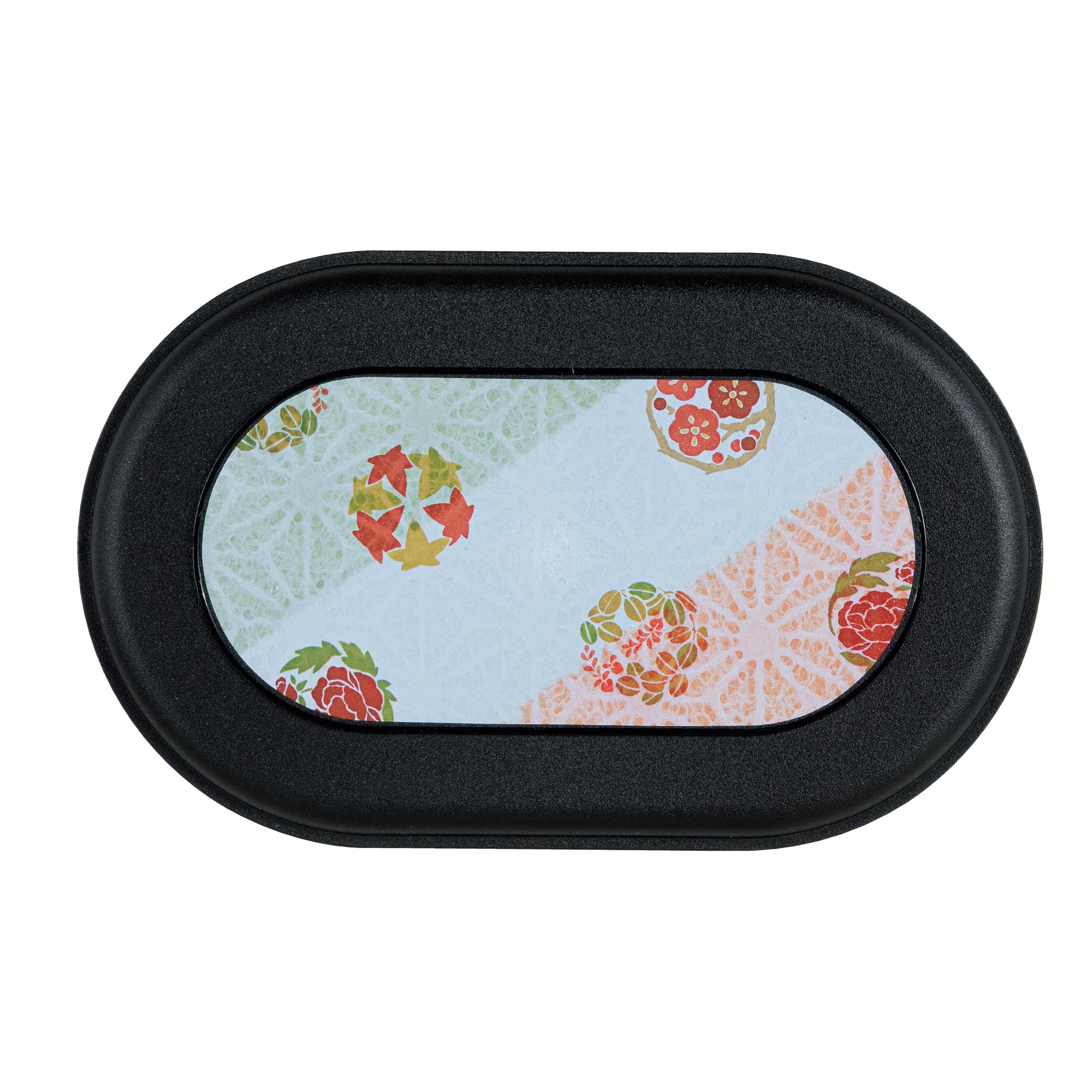 

Вакаидзуми японский ресторан лакированная посуда посудомоечная машина Овальная боковая Ханакоёми Лакированная посуда, бренд, безопасная, F-107 Тарелка, (Цветочный календарь) F-3-78 чёрный