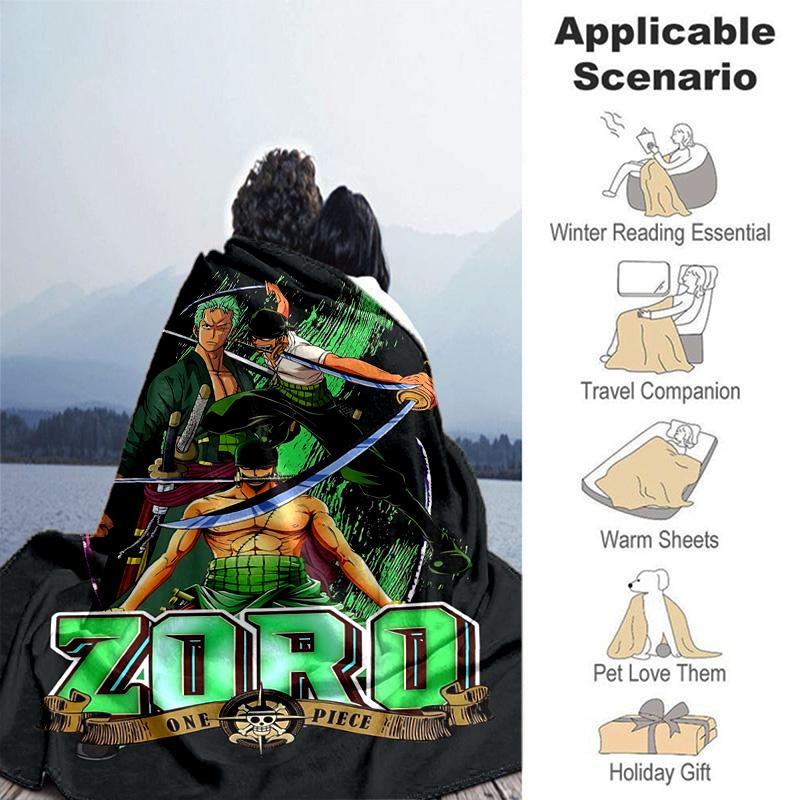 1pc Naruto Future Hokage Soft Throw Blanket Flannel All Season Light Weight Living Room/Bedroom Warm Blanket. M7270155