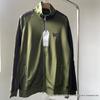 Chaqueta Deportiva con Cremallera Bordada de Mariposas, Cuello Alto Retro Trendy FOG para Hombres y Mujeres