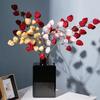 1PC Flower Arrangement Elegant Simulated Leaves Ornaments DIY Artistic Artificial Plant Scenery Lantern Fruit Branches 97CM