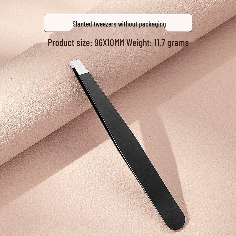 Stainless Steel 96-Piece Eyebrow & Beard Tweezers Set with Double Eyelid Stickers