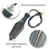 Motorcycle LED Turn Signal Light Universal Front Rear DC 32v 48v 52v 60v Flow