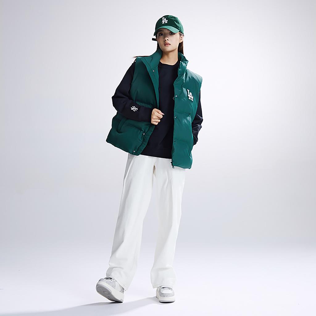 New MLB Down Jacket Unisex Dark Green 3ADVV0136-07GND