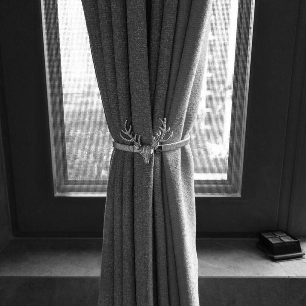 Curtain Tiebacks Holdback Modern Decorative Drapes Tie Backs Clips Window Drapery