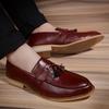 Spring Men's New Arrival: Stylish Korean Trendy Casual & Business Formal Leather Pointed Toe Shoes