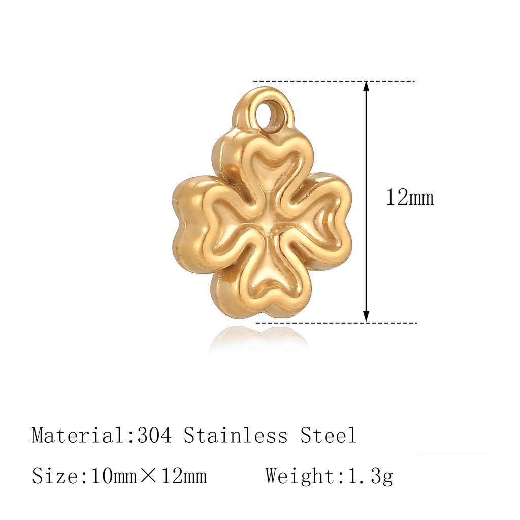 3Pcs Pet Dog Claw/Compass North Star/Sea Wave/Cat's Paw Charms Stainless Small Pendants for Necklace Bracelet DIY Jewelry Making