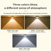 Luce Notturna LED 3 Colori Ricaricabile Type-C Telecomando Wireless Lampada Sottopensile per Cucina Armadio Camera da Letto