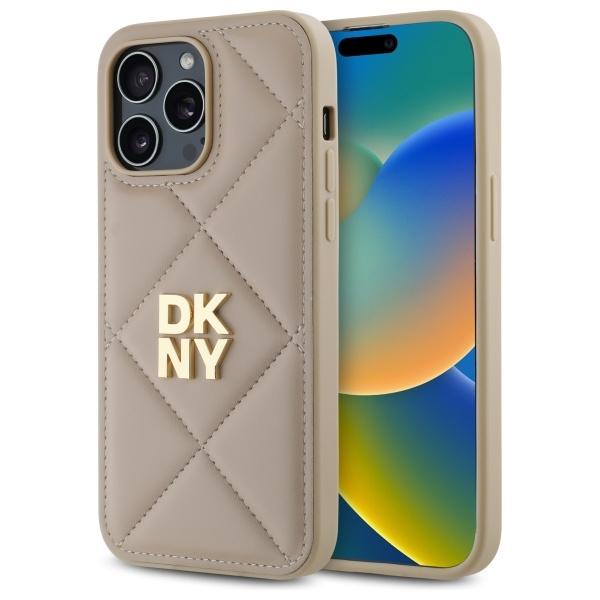 Dkny Dkhcp14Xpqdsle Iphone 14 Pro Max    6.7 Beżowy/Beige Quilted Stack Logo