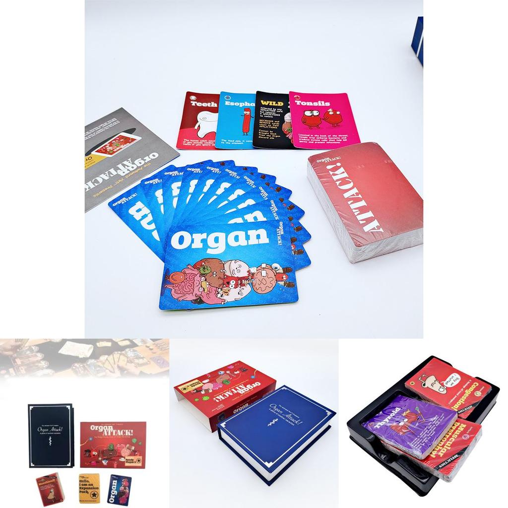Pútavá útok orgánov Plná anglická útok orgánov človeka Stolová hra pre spoločenské stretnutia