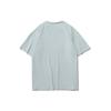 Li Ning Sport Fashion Series Planet Letter Print Round Neck Short Sleeve T-Shirt Men Tops Mist-Blue AHSR161-5