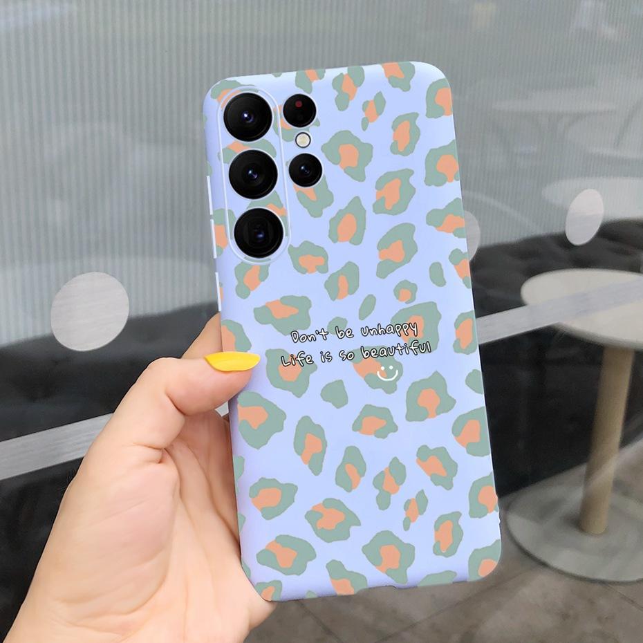 Silicone Case For Samsung S23 Ultra 5G Phone Cases Lovely Printing Soft TPU Cover For Samsung Galaxy S23 S 23 Plus S23+ Coque