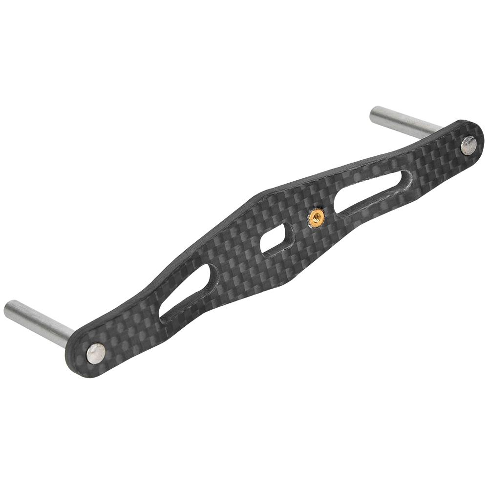 Carbon Fiber Replacement Fishing Water Drop Reel Handle Rocker for Baitcasting(B 95mm)
