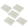 5PCS White 170 Points Solderless Prototype Breadboard Plug-in Experiment Board