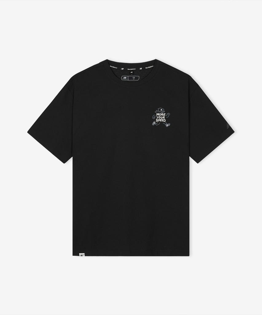Nyuballanseu Nbneg25613 / Uni Frozen Pictogram Short Sleeve T-Shirt (Black)