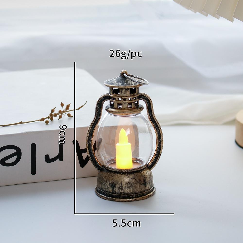 Portable LED Candle Light Retro LED Night Light Electronic Candle Lamp  For Halloween Festival Etc