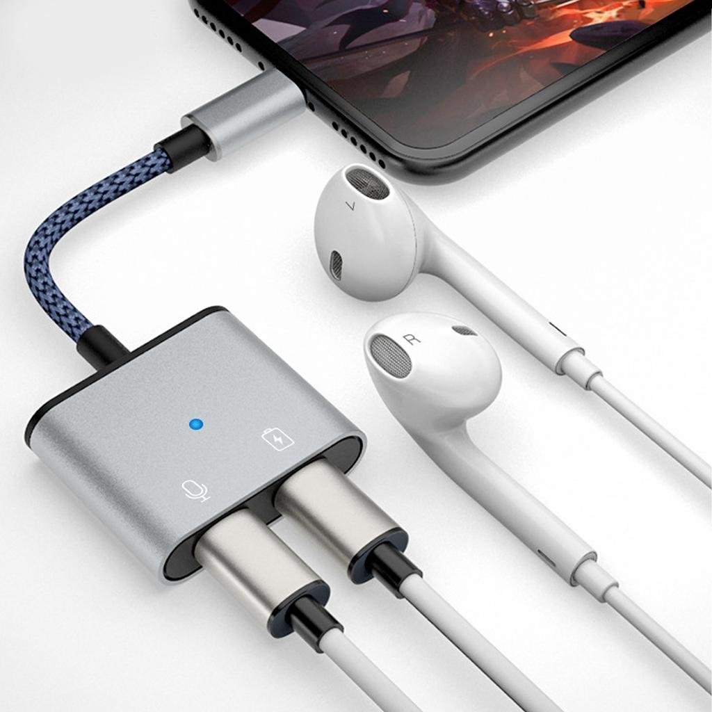 2 in 1 Type C to Type C Adapter Type C to with USB C PD 60W Fast Charging Adapter