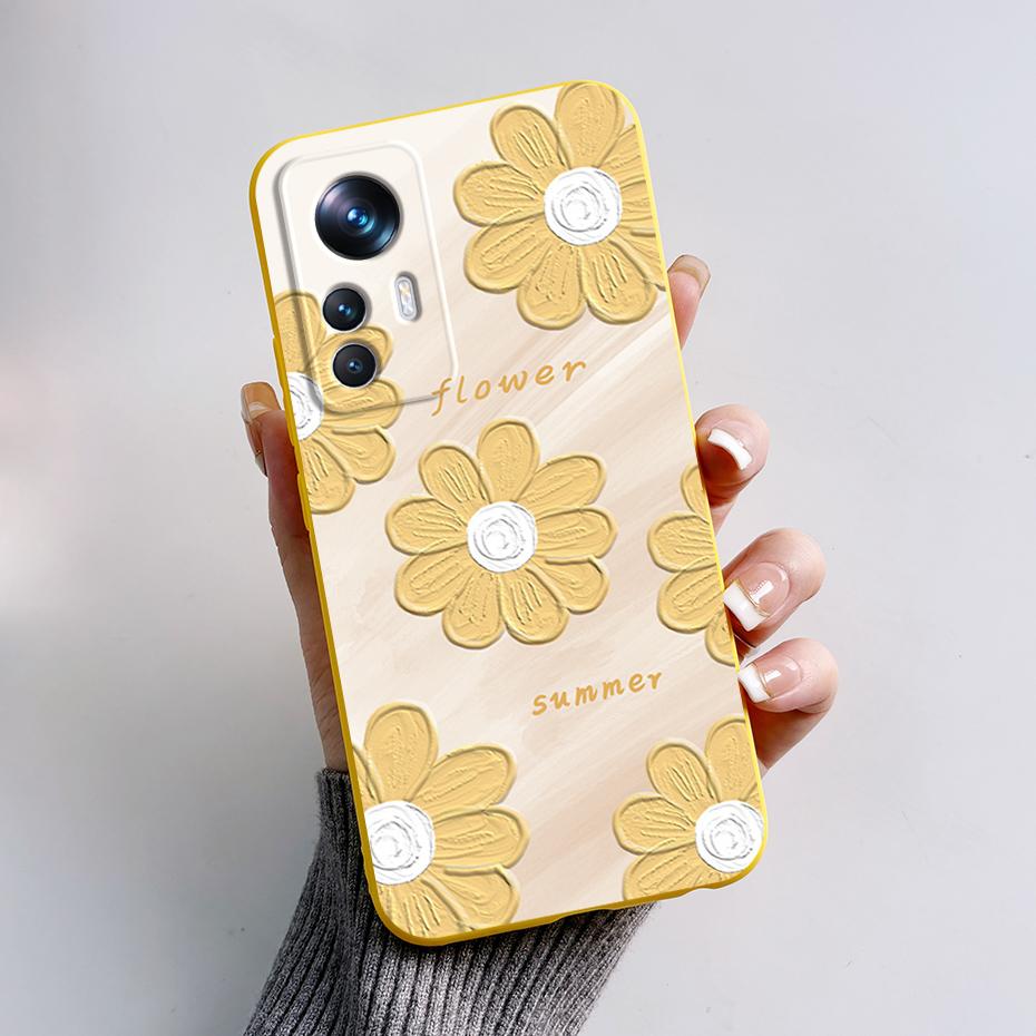 For Xiaomi Mi 12T 12 T Pro Case Cute Panda Liquid Silicone Phone Cases For Xiaomi Mi 12T 12 Mi12 T 12X Lite Pro Soft Cover Case