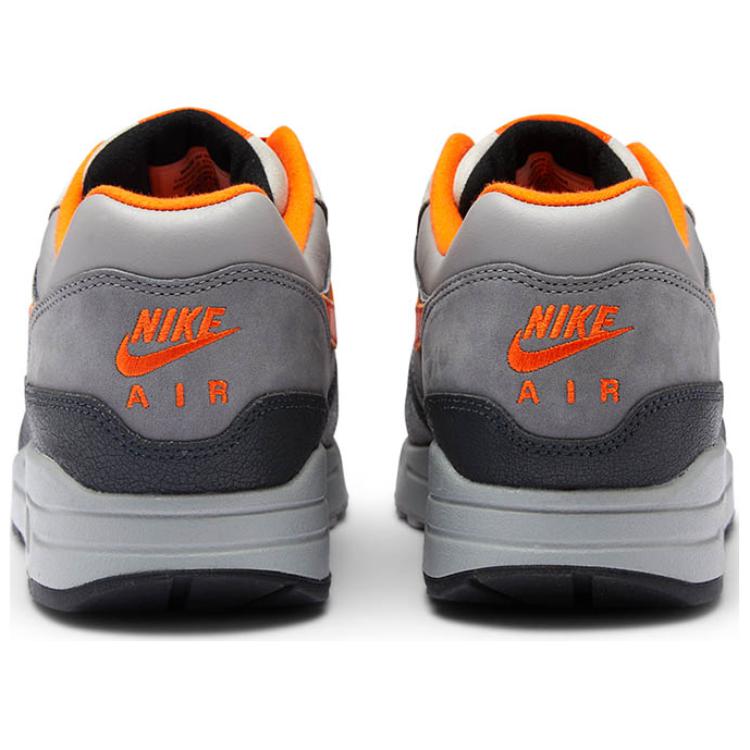 HUF x Nike Air Max 1 SP Naranja Zapatillas Unisex Gris Antracita Naranja Brillante HF3713-001