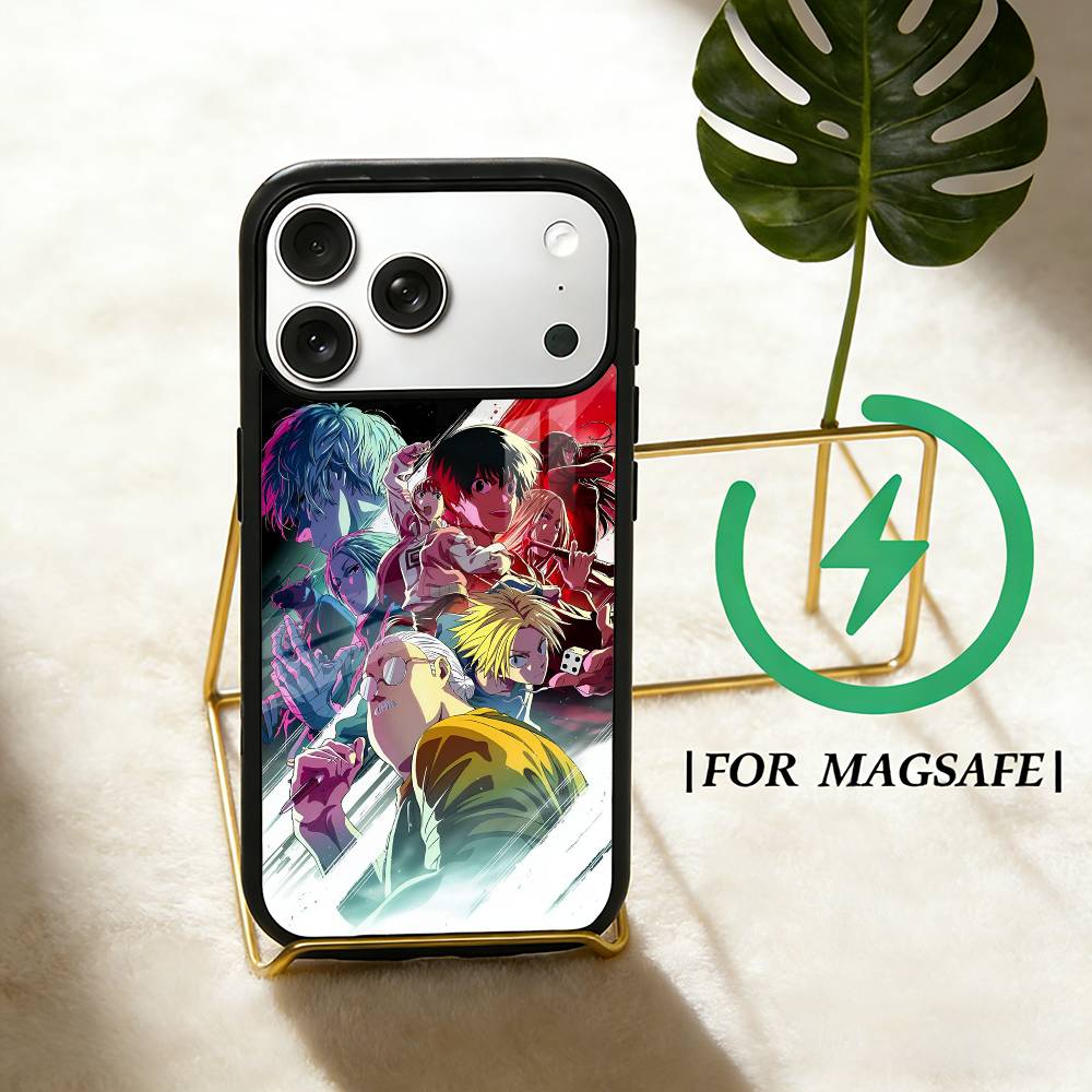 Anime S-Sakamoto D-Days Phone Case For iPhone 17,16,15,14,13,12,Plus,Pro,Max for Magsafe Magnetic Wireless Charging