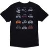 AC/DC Unisex Adult History Logo T-Shirt