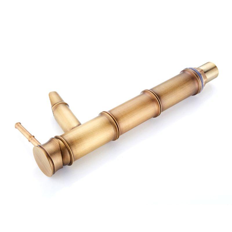 Hot and Cold Water Adjustable Washbasin Faucet Waterfall Antique Sink Faucet