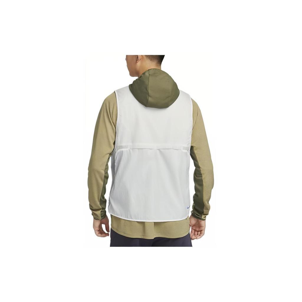 Nike Color Block Outdoor Casual Running Zip Vest Men Vests Mountain-White FN4005-121