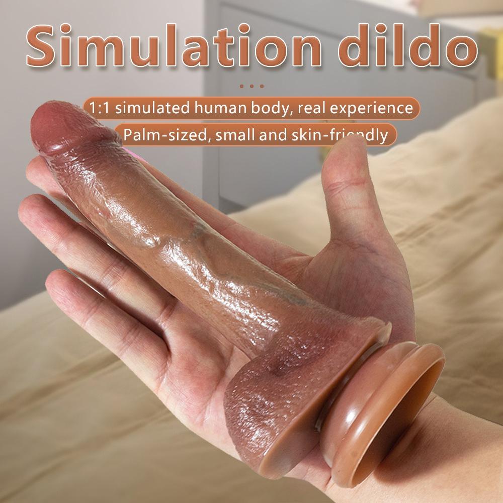 Dildo for an Unforgettable Lifelike Experience 7.48 Inch/19cm Silicone Dildo with Strong Suction Cup Body-Safe Adult Sex Toy for Women