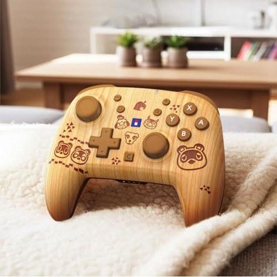 Nintendo Licensed Product Animal Crossing Horizons Wireless Hori Pad TURBO Switch 2 DIY Life Compatible Includes Rapid Fire Hold Function