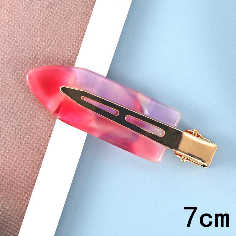 Japanese & Korean Style Seamless Metal Hairpin - Frosted Women's Bangs Side Clip
